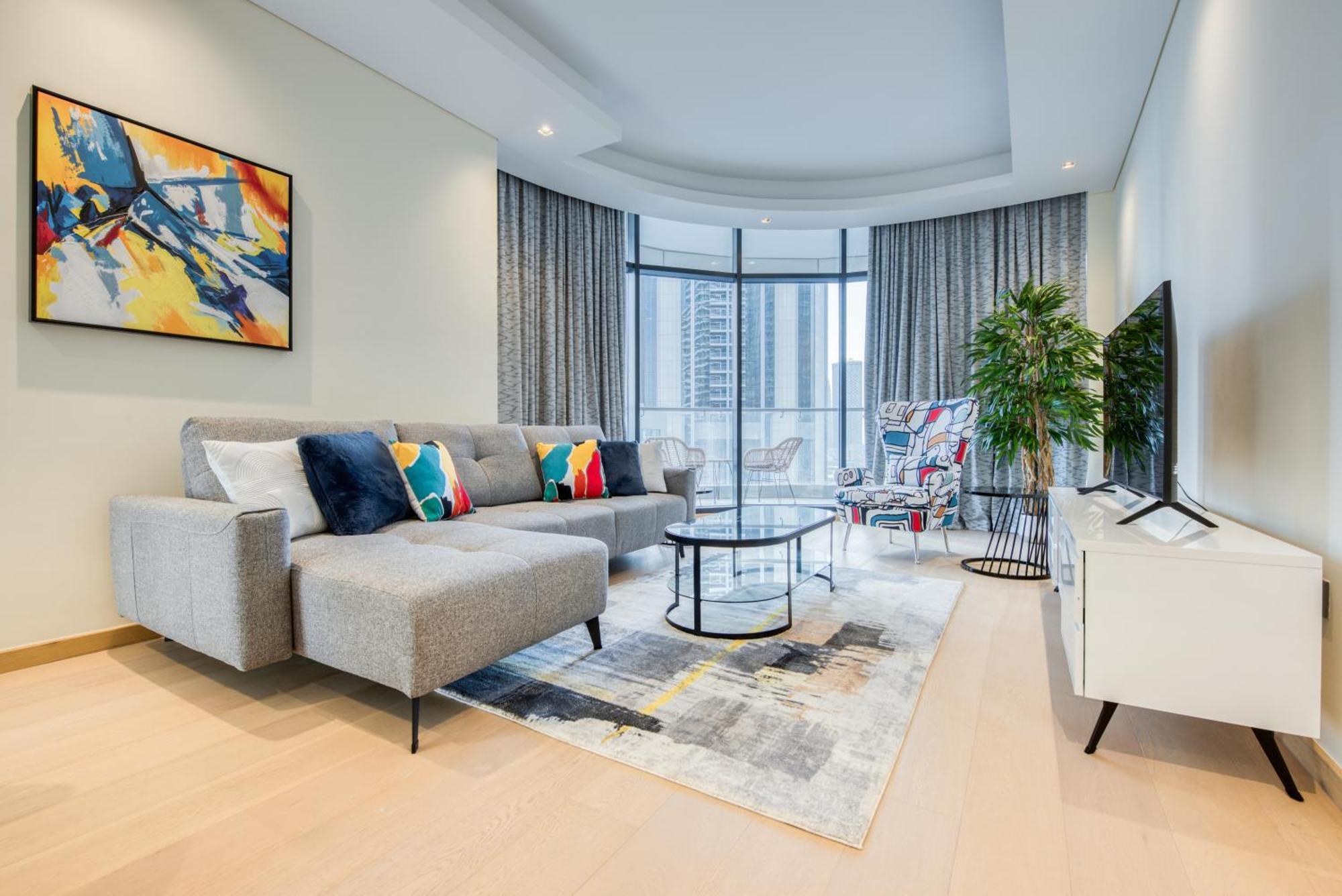 Appartement Rh- Downtown Delight, Spacious 01br Near Mall & Burj Khalifa, Rp Heights *